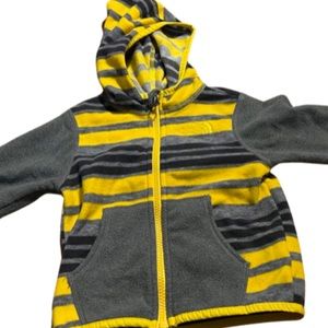 The Northface- baby boy hooded fleece. Size 12-18 months